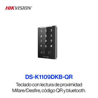 Teclado QR DS-K1109DKB